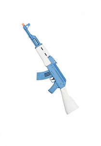 AK47 Kalashnikov Rifle Blue Sparking Trigger 72cm