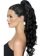 Divinity Hair Extension Black and blonde Curly on Clip