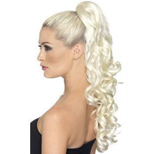 Divinity Hair Extension Black and blonde Curly on Clip