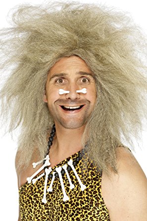 Crazy Caveman Wig Blonde Big