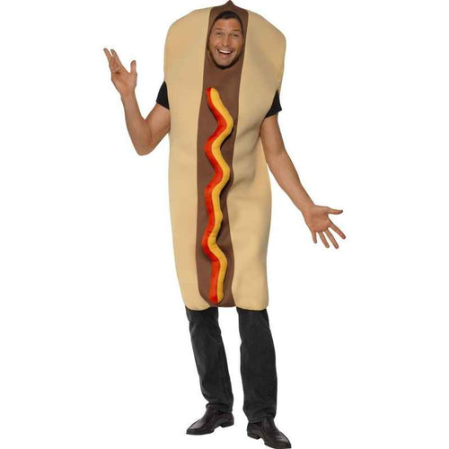 Giant Hot Dog Costume Brown with Tunic