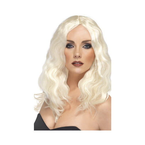 Party Wig Blonde Short with Fringe