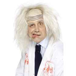 Madman Wig Grey with Bald Top